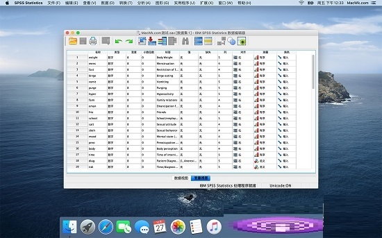 IBM SPSS Statistics for mac截图