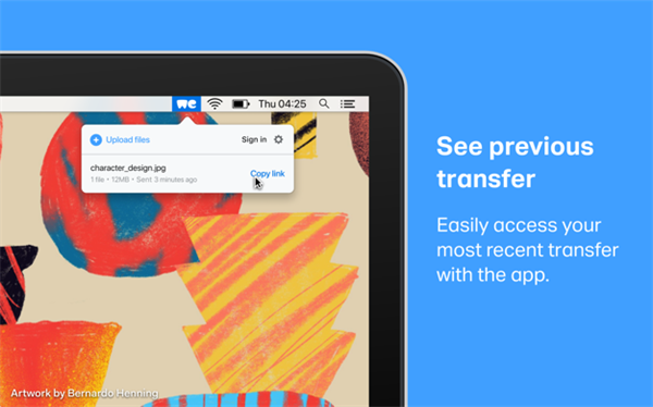 wetransfer for mac截图