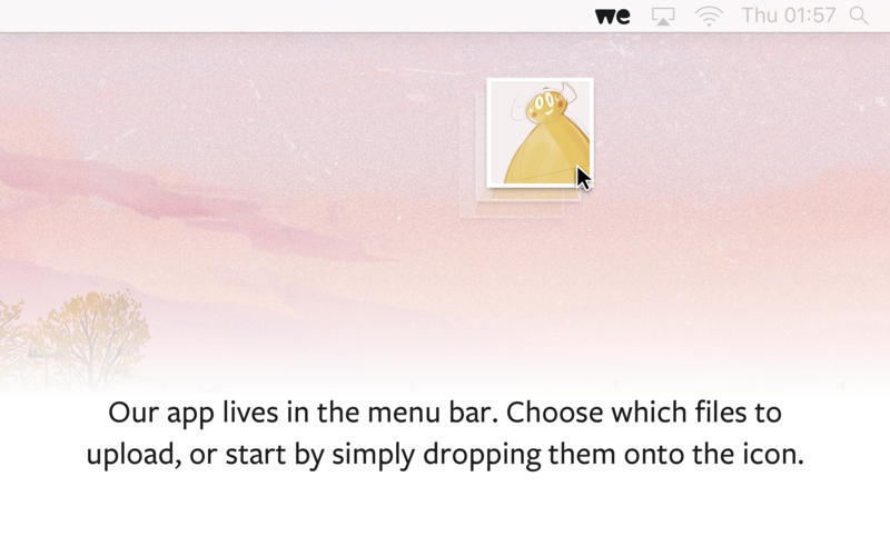 wetransfer for mac截图