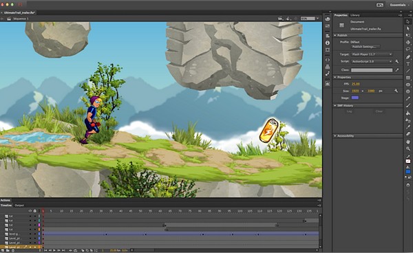 adobe flash cs6 Mac截图