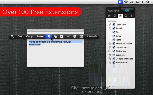PopClip Mac截图