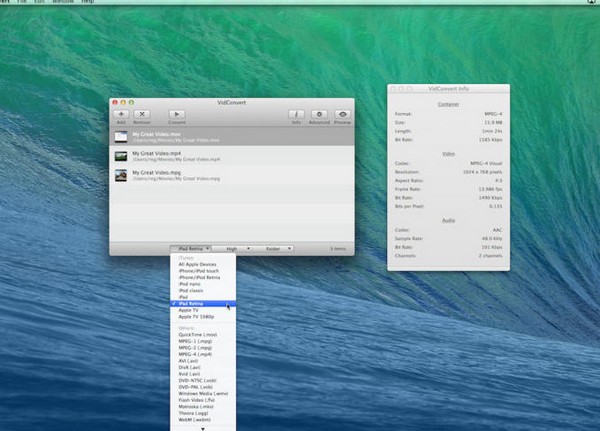 vidconvert Mac截图