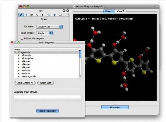 Avogadro MAC截图