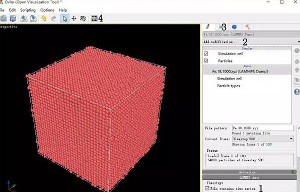 OVITO截图