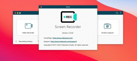 VideoSolo Screen Recorder Mac截图