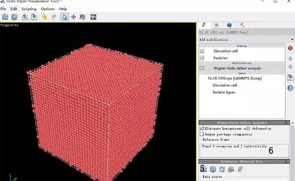 OVITO截图