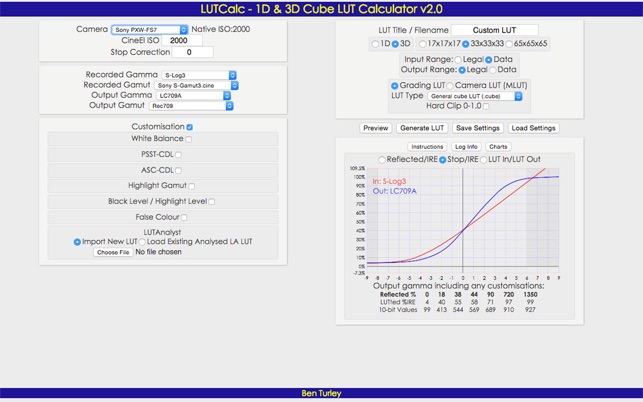 LUTCalc Mac截图