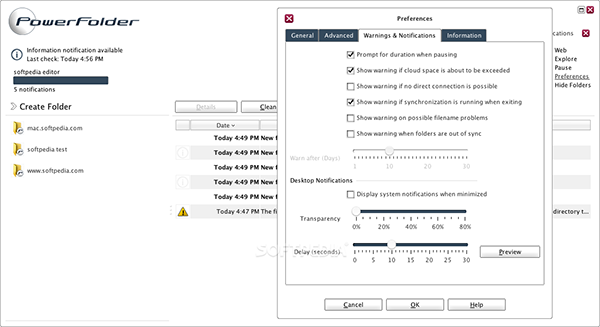 PowerFolder Mac截图