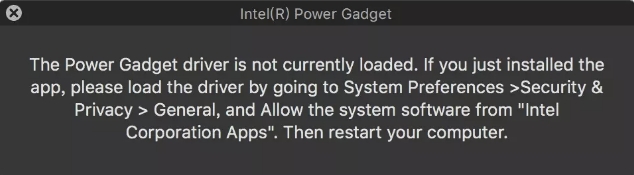 Intel Power Gadget for mac截图