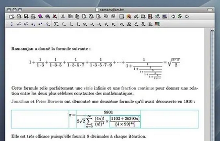 TeXmacs Mac截图