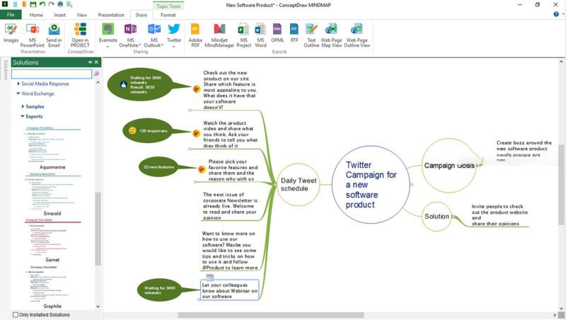 ConceptDraw MINDMAP for Mac截图