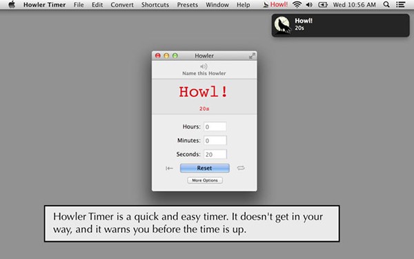 Howler Timer Mac截图