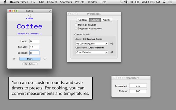 Howler Timer Mac截图