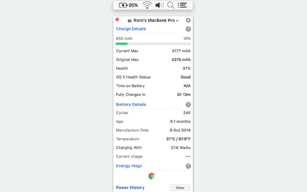 Battery Health 3 Mac截图