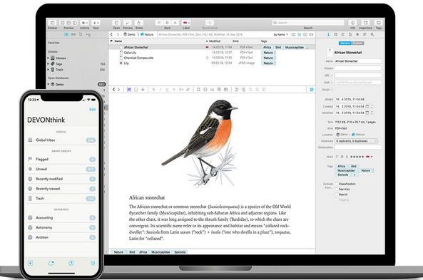 DEVONthink Mac截图