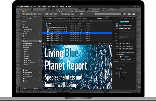 DEVONthink Mac截图
