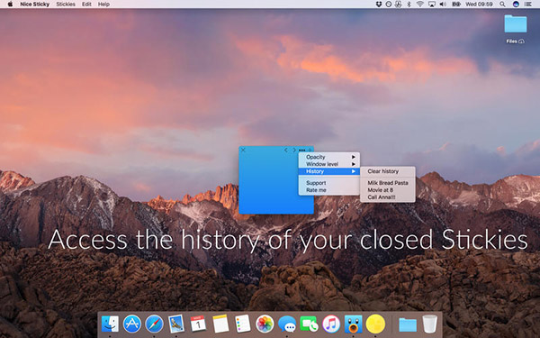 Nice Sticky for mac截图
