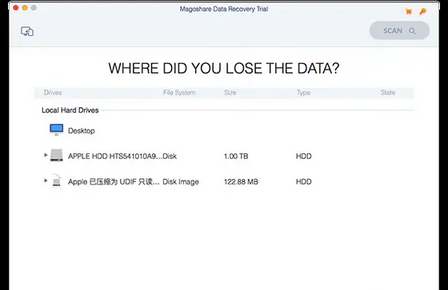 Magoshare Data Recovery Mac截图