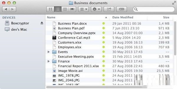 BoxCryptor for Mac截图