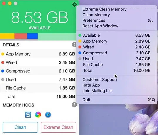Memory Clean Mac截图