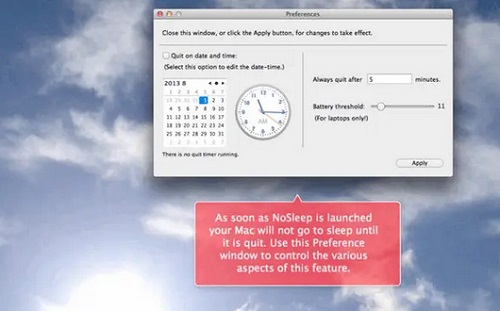 NoSleep Mac截图