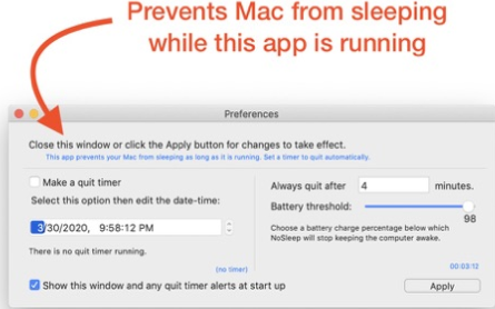 NoSleep Mac截图