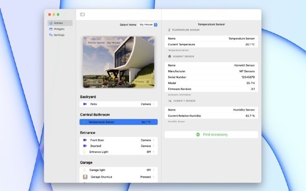 Smart Home Widgets Mac截图
