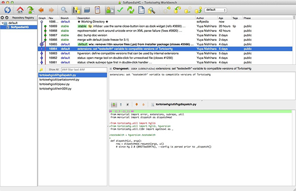 TortoiseHg for mac截图