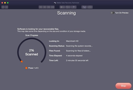 Stellar Data Recovery Mac截图