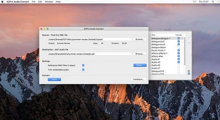 X2Pro Audio Convert Mac截图