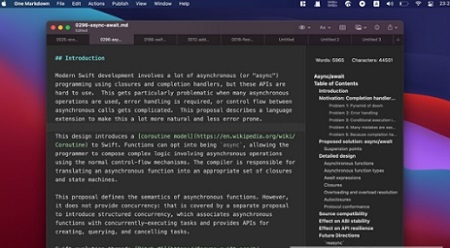 One Markdown Mac截图