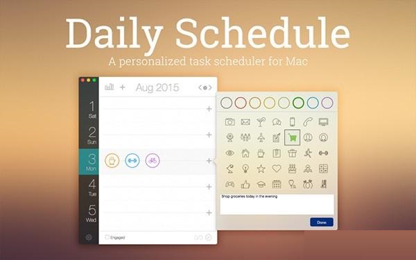 Daily Schedule Mac截图