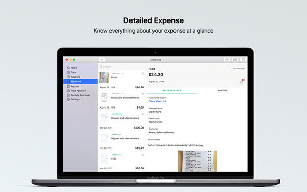 Zoho Expense Mac截图