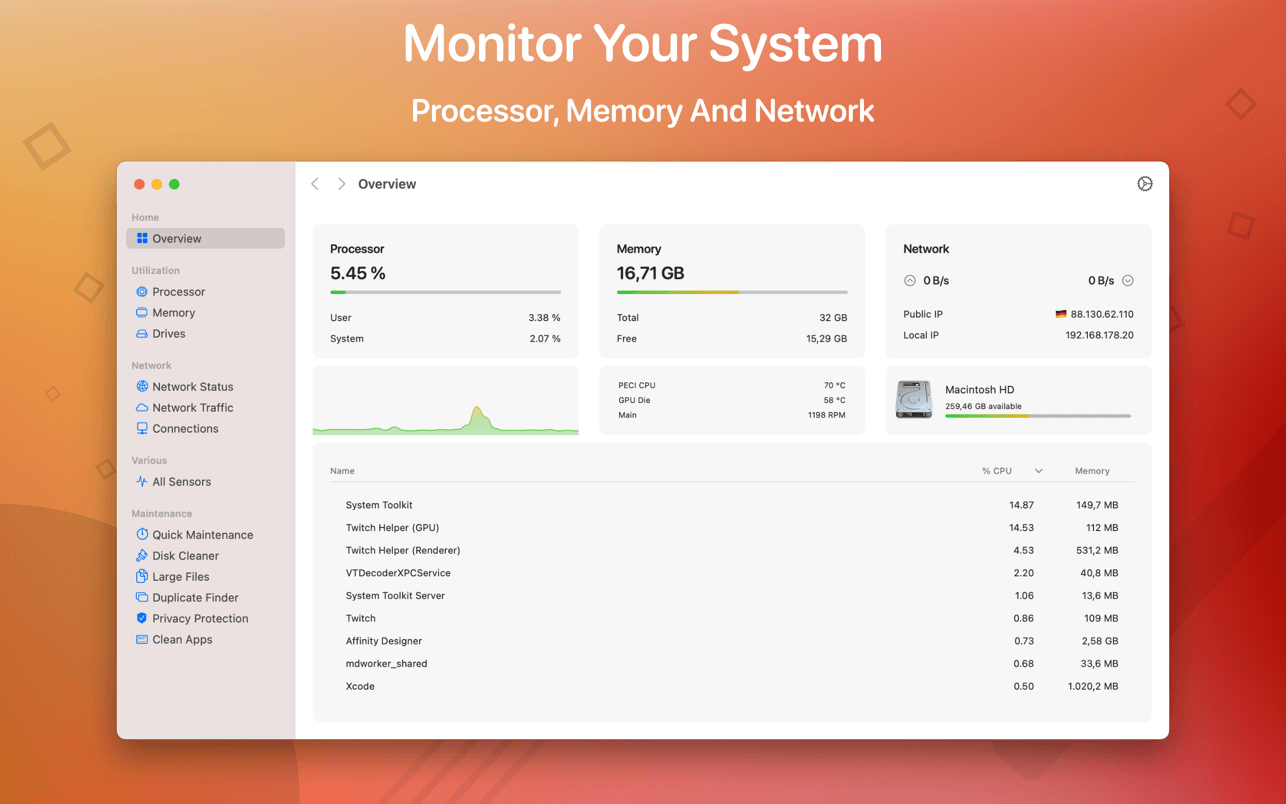 System Toolkit Mac截图