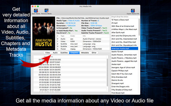 Any Media Info Mac截图