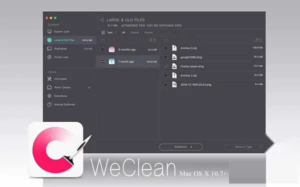 WeClean Mac截图