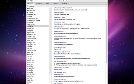 Chambers Dictionary Mac截图