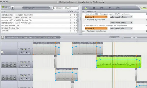 Mixmeister Mac截图