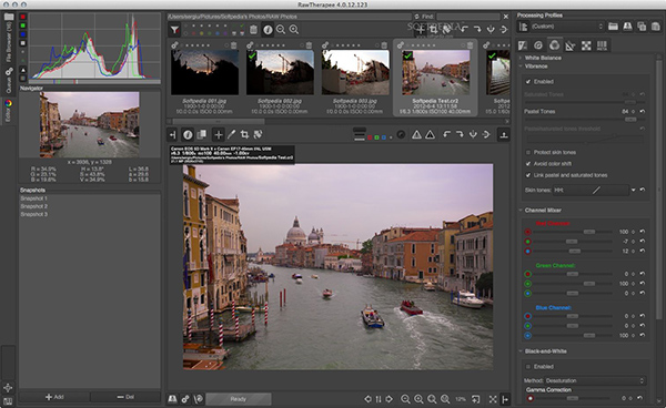 RawTherapee Mac截图