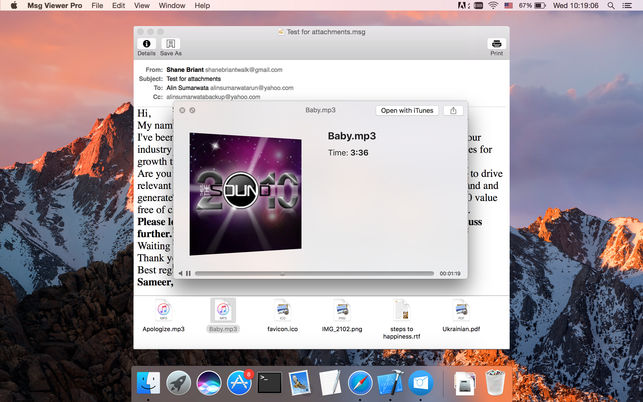 Msg Viewer Pro Mac截图