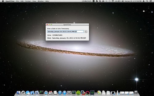 EpochTime for Mac截图