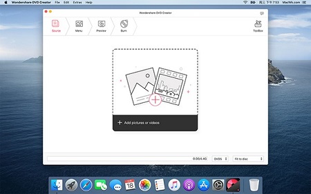 Wondershare DVD Creator Mac截图