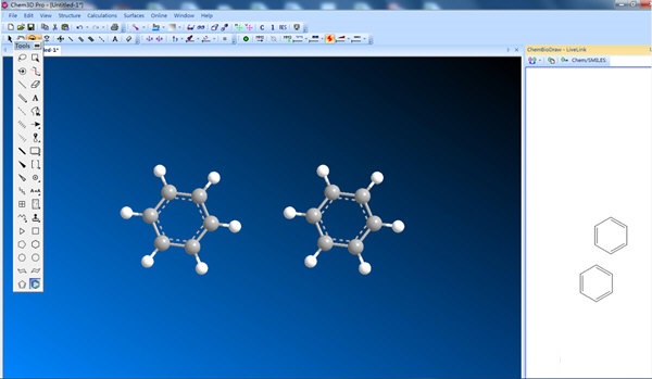 Chem3D截图