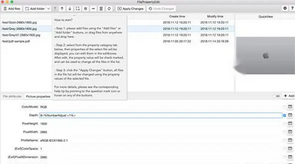 File Property Edit Mac截图
