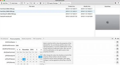 File Property Edit Mac截图