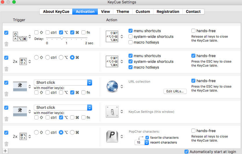 KeyCue Mac截图