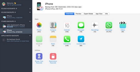 iPhone Backup Extractor Mac截图