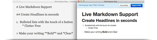 Hemingway Editor Mac截图