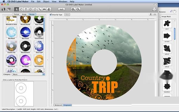 CD DVD Label Maker for Mac截图