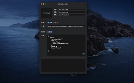 APNs Provider Mac截图